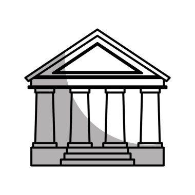 Mahkeme Binası izole simgesi