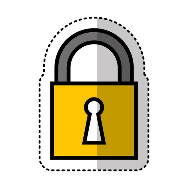 挂锁安全隔离的图标 — 图库矢量图片