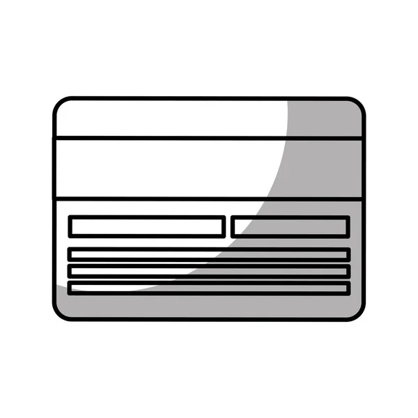 Creditcard geïsoleerde pictogram — Stockvector