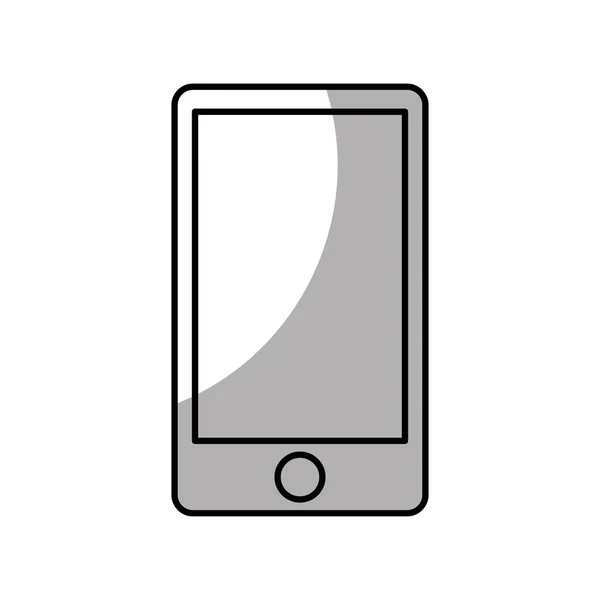 Icona della linea di tecnologia smartphone — Vettoriale Stock