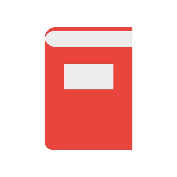 Libreria libri di testo icona isolata — Vettoriale Stock