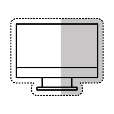 bilgisayar masaüstü izole simgesi