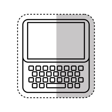 dizüstü bilgisayar izole kutsal kişilerin resmi