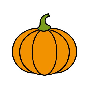 Kabak taze sebze izole simgesi