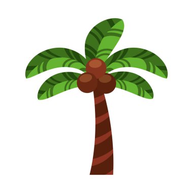 ağaç palm tropikal simgesi