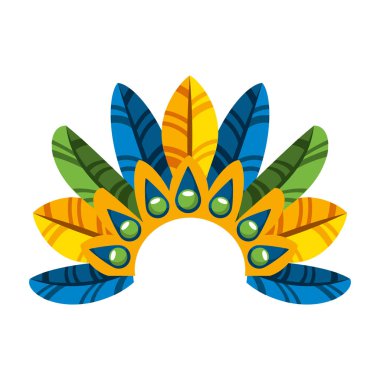 tüy tropikal karnaval dekorasyon