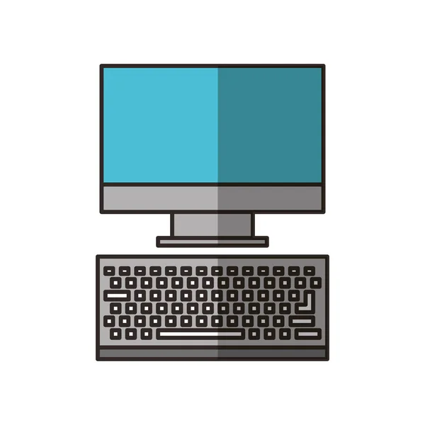 Computer-Desktop-Ikone — Stockvektor
