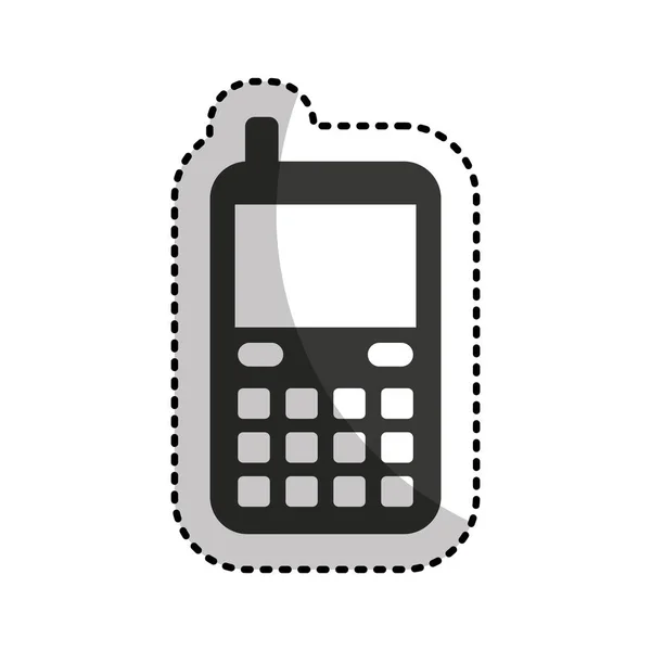 Icono de línea de tecnología smartphone — Vector de stock