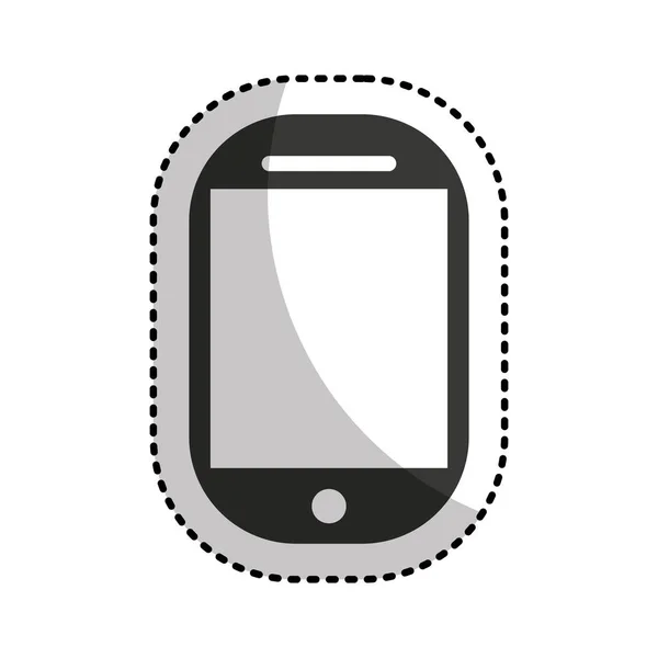 Icono de línea de tecnología smartphone — Vector de stock
