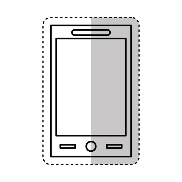 Smartphone teknoloji satırı simgesi — Stok Vektör