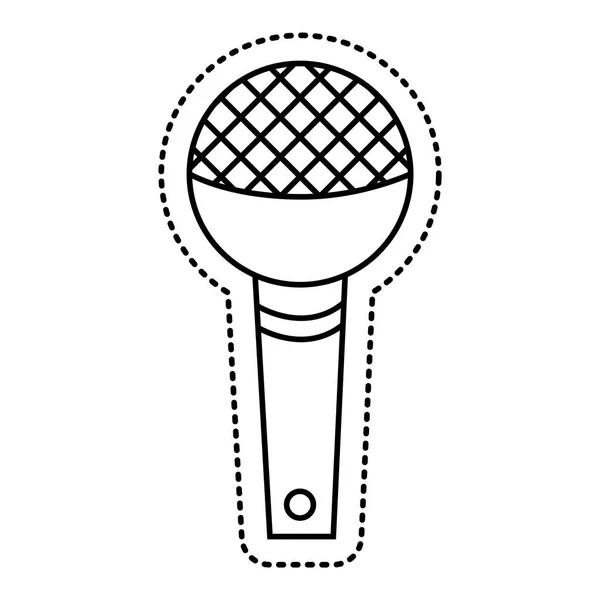 Icône du dispositif de son microphone — Image vectorielle