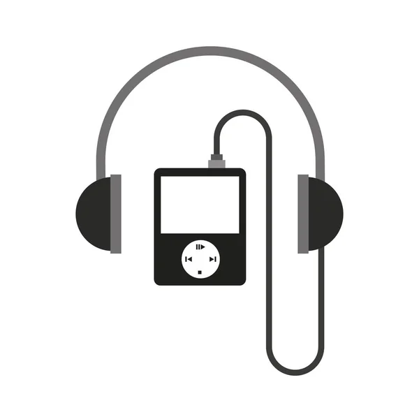 Reproductor de música mp3 icono — Vector de stock