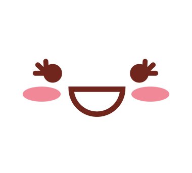 Kawaii yüz ifade simgesi