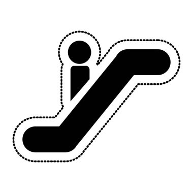 Havaalanı terminal işareti insan silueti