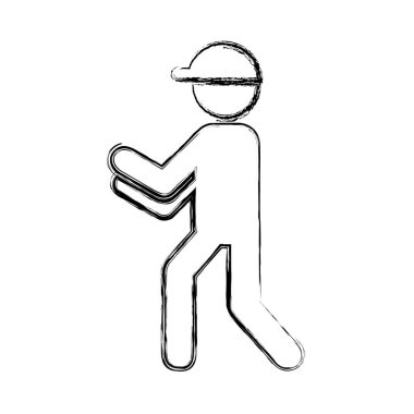 Havaalanı terminal işareti insan silueti