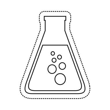 tüp testi izole simgesi