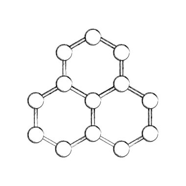 molekül yapısı izole simgesi