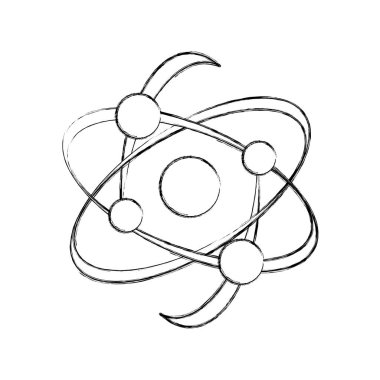 molekül yapısı izole simgesi