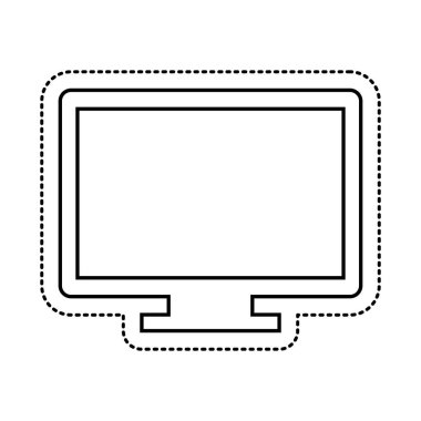 bilgisayar monitörü izole kutsal kişilerin resmi