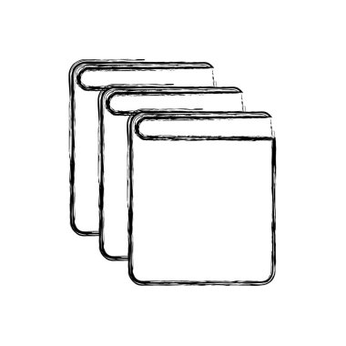 metin kitap kütüphane izole simgesi