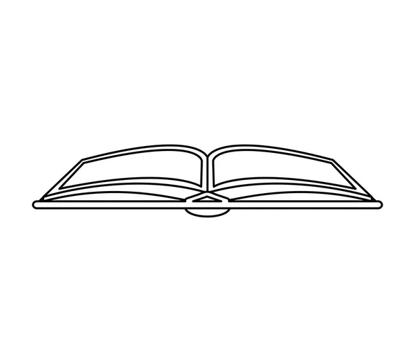 Lehrbuch-Bibliothek isoliertes Symbol — Stockvektor