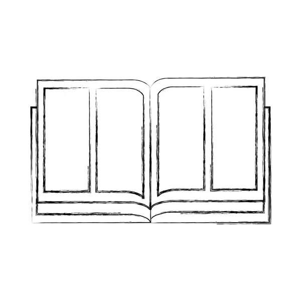 Biblioteca de libros de texto icono aislado — Archivo Imágenes Vectoriales