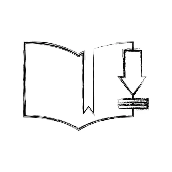 Elektronisches Buchsymbol herunterladen — Stockvektor