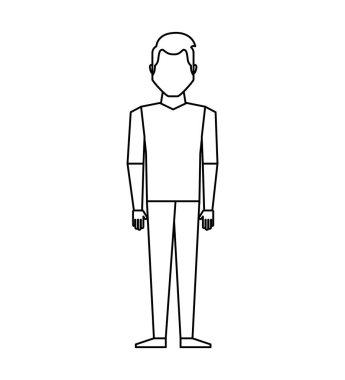 genç adam avatar karakter