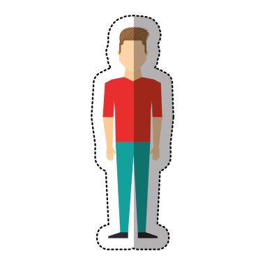 genç adam avatar karakter