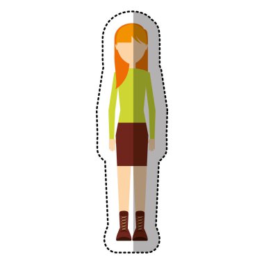 genç kadın avatar karakter