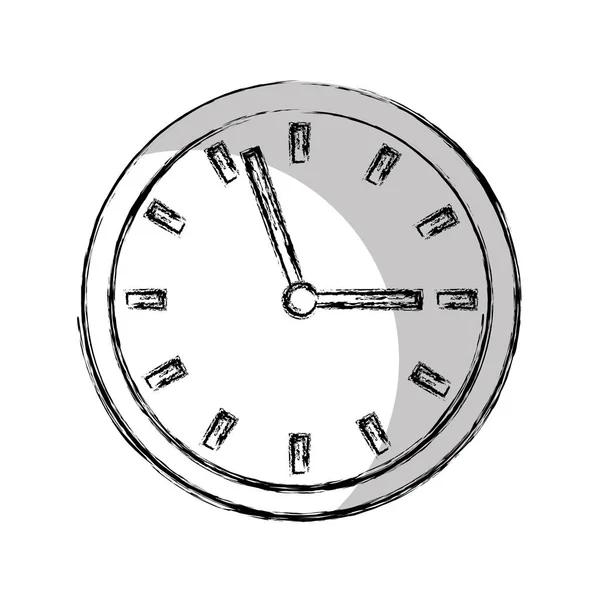 Isolerade tid klockikonen — Stock vektor