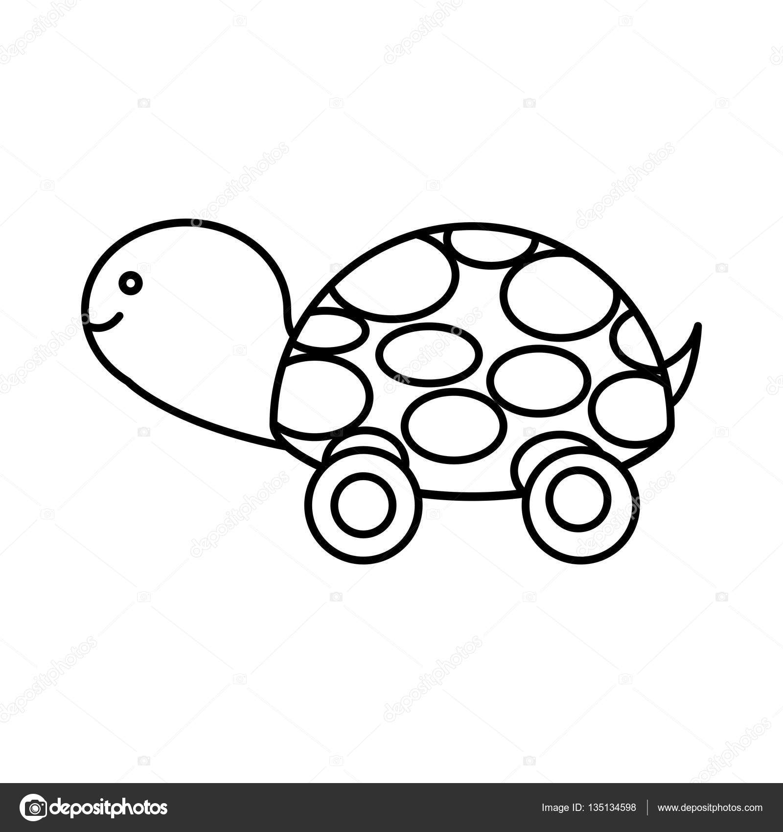 カメの赤ちゃんかわいいアイコン ストックベクター C Yupiramos