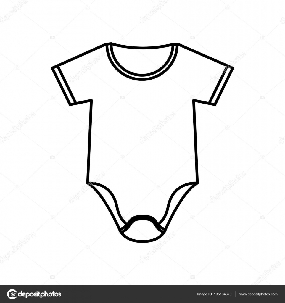 Download Baby clothes isolated icon — Stock Vector © yupiramos ...
