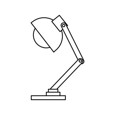 Office lamba izole simgesini