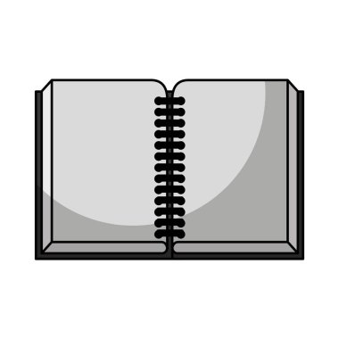 metin kitap kütüphane izole simgesi