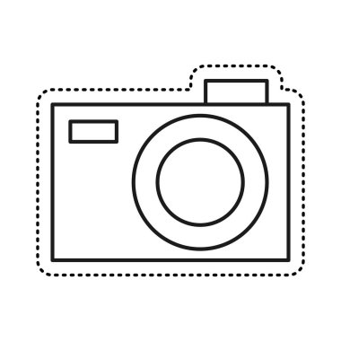 kamera fotoğraf izole simgesi