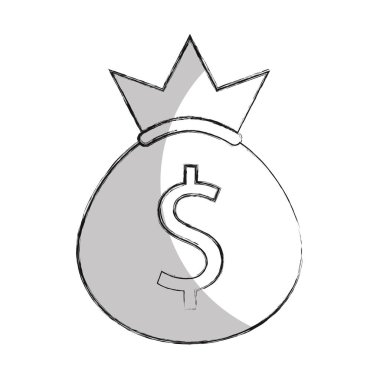 para çantası izole simgesi