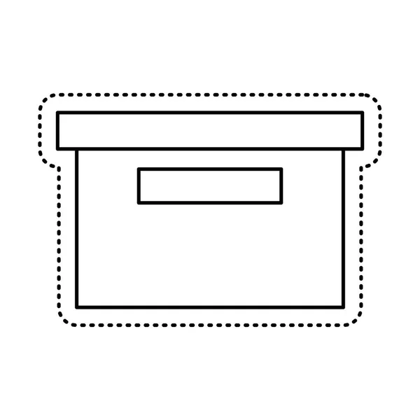 Иконка упаковки офиса — стоковый вектор