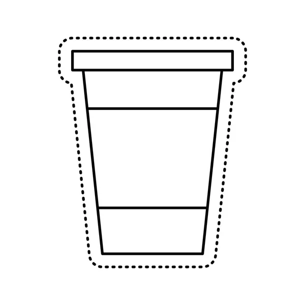 Kávé-kupa ikon elszigetelt — Stock Vector