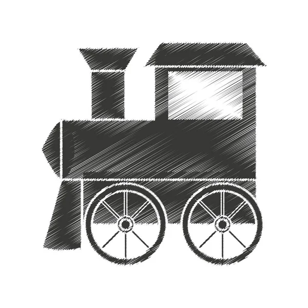Поїзд дитяча іграшка значок — стоковий вектор