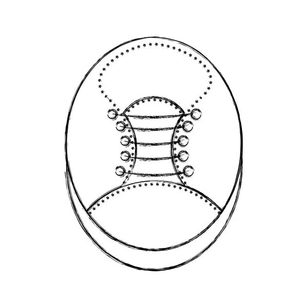 Icona isolata scarpa bambino — Vettoriale Stock