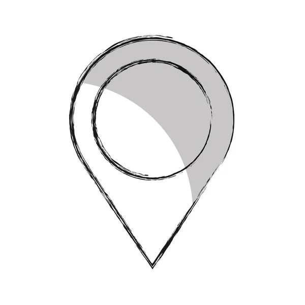Icona posizione puntatore pin — Vettoriale Stock