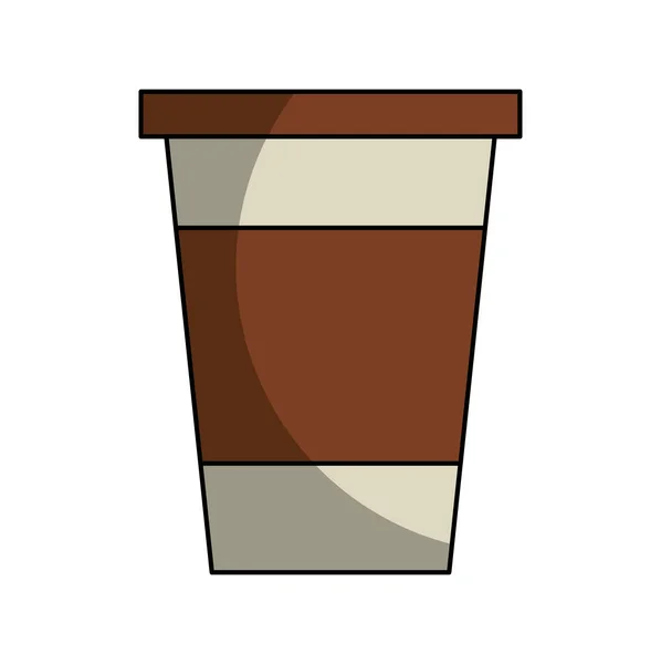 コーヒー カップのアイコンを分離 — ストックベクタ