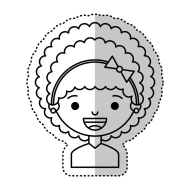 küçük kız karakter simgesi