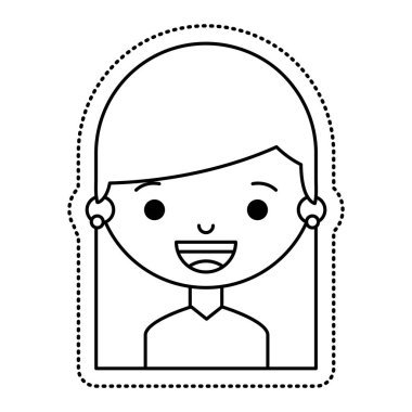 küçük kız karakter simgesi