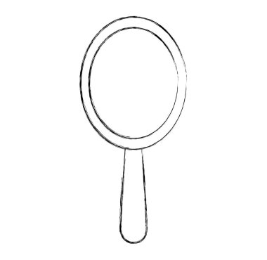 makyaj aynası izole simgesi