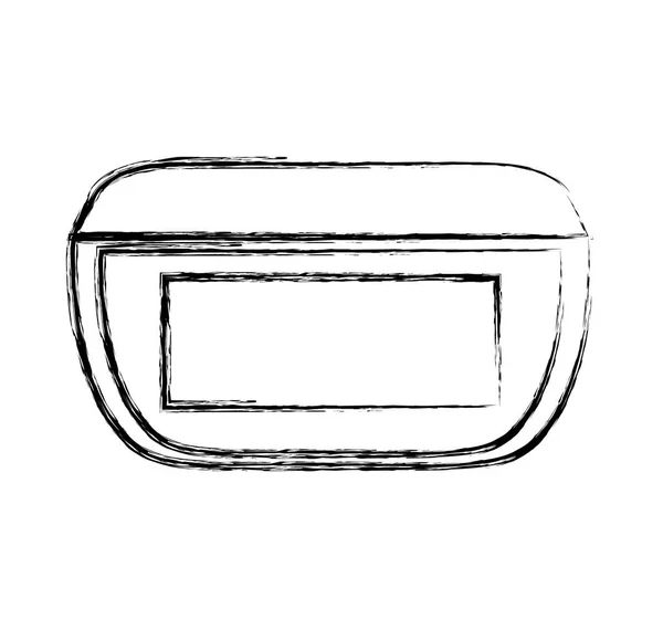Крем для лица изолированная икона — стоковый вектор