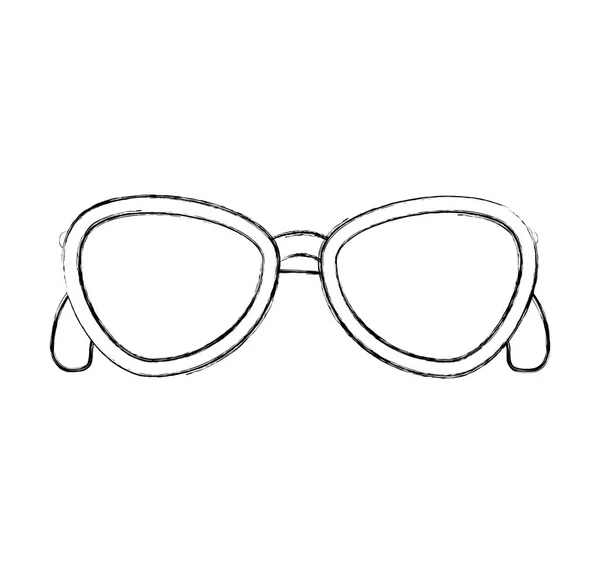 Óculos de sol ícone de moda feminina —  Vetores de Stock