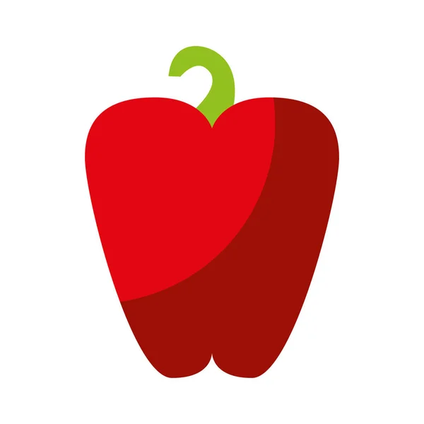 Paprika's vers fruit geïsoleerde pictogram — Stockvector