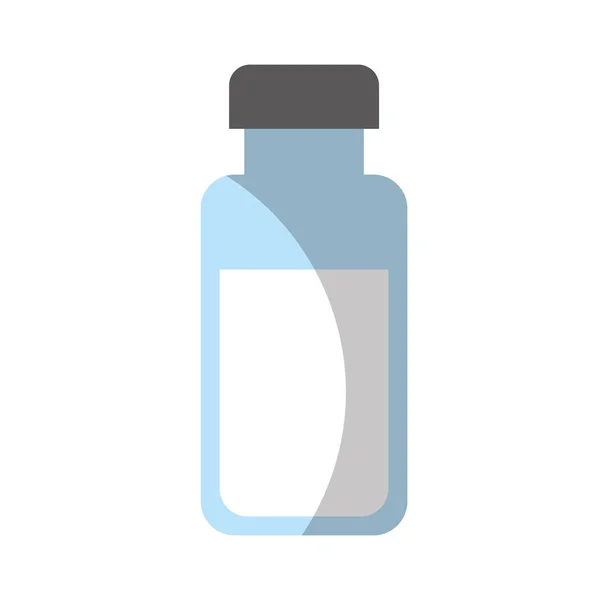 Botle leite ícone isolado — Vetor de Stock
